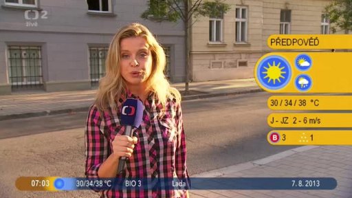 Počasí s Vendulkou