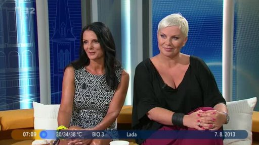 Hosté K. Kornová a S. Součková