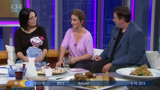 Hosté Z. Jandová, L. Eleková a V. Vondruška + Vyhodnocení soutěže