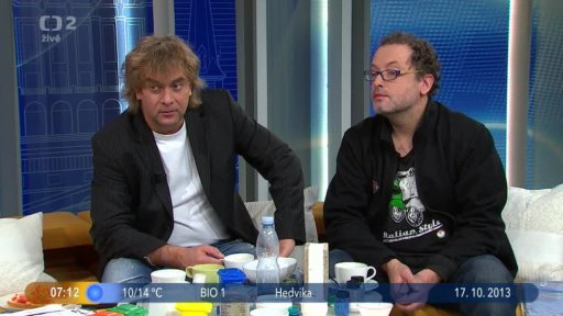 Hosté T. Matonoha a J. Polášek + Soutěž