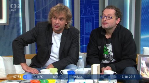 Hosté T. Matonoha a J. Polášek