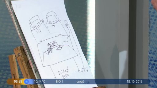 Host V. Šípoš, karikaturista a portrétista