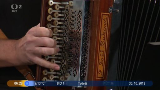 Živá hudba: V. Fajfr