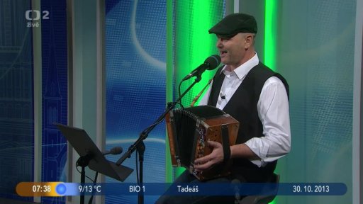 Živá hudba: V. Fajfr