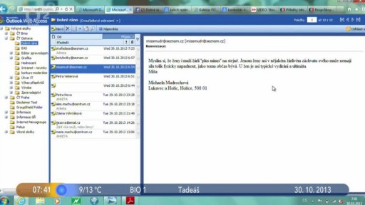 Otázka dne + Novinky na internetu