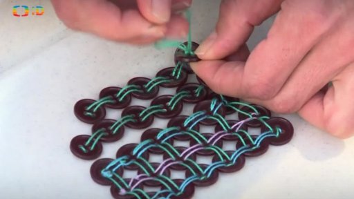 Knoflíkové prostírání