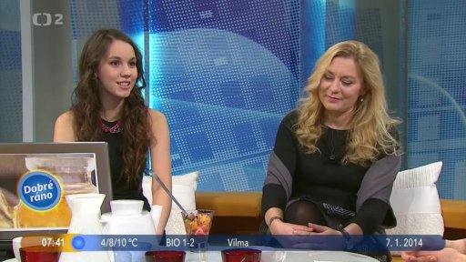 Hosté M. Doubravová a K. Teslíková