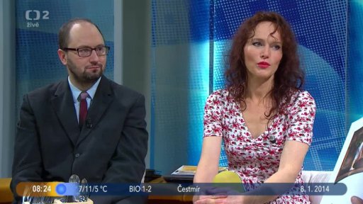 Hosté S. Saudková a J. Klimeš + Vyhodnocení otázky dne a soutěže