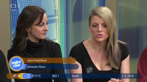 Beseda: Zdravotní klauni + Host J. Hrušinský