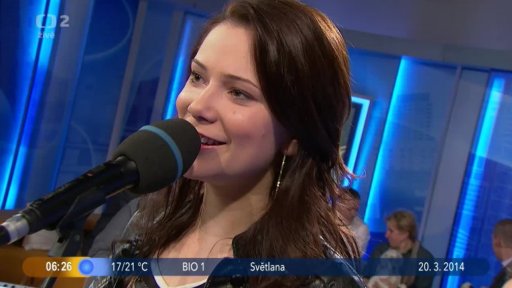 Živý zpěv: I. Korolová a kapela