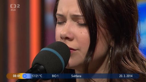 Živý zpěv: I. Korolová a kapela