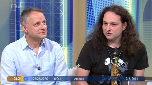 Hosté B. Urbánek, M. Žáček a J. Kvasnička + Vyhodnocení soutěže