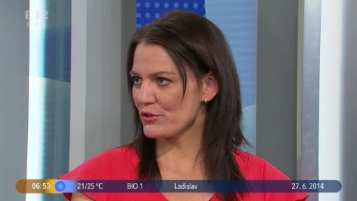 Počasí s meteorologem B. Tobolovou