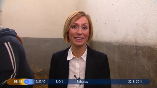 Živý vstup z kolbiště ve Staré Bělé