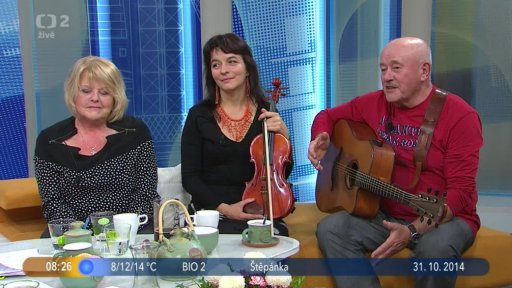 Hosté H. a P. Ulrychovi a K. Štruncová + Vyhodnocení soutěže