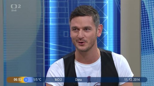 Host Lumír Olšovský