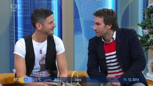 Host Lumír Olšovský a Lukáš Vlček