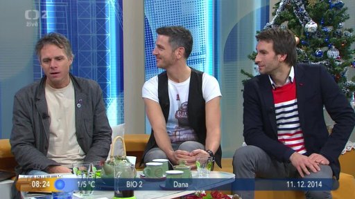 Hosté L. Olšovský, J. Ledecký a L. Vlček