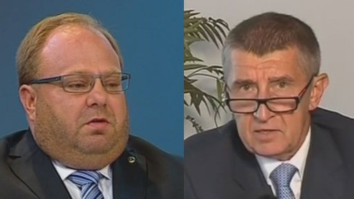Ostrá přestřelka ministra Babiše a hejtmana Nováka