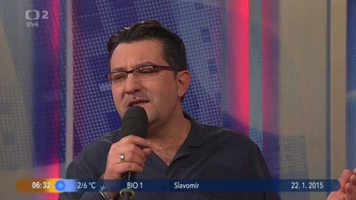 Živý zpěv: Andrea Andrei