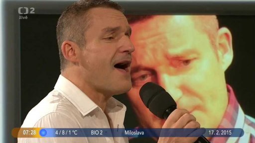 Živý zpěv: Vladimír Hron