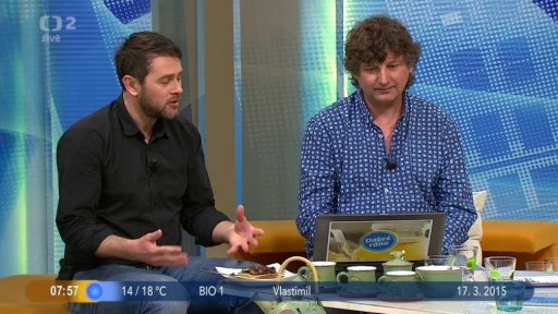 Hosté Petr Malásek a Michal Pekárek