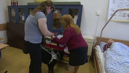 Nevidomá studentka skládala maturitu