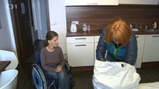 Handicapovaná matka v nouzi