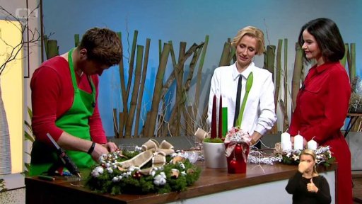 adventní květinová výzdoba, Miky Drobný - 3. část