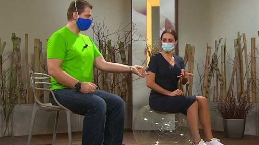 Cvičení s fyzioterapeutem