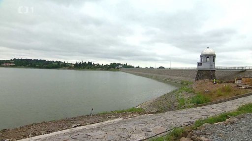 Málo vody v Plumlovské přehradě