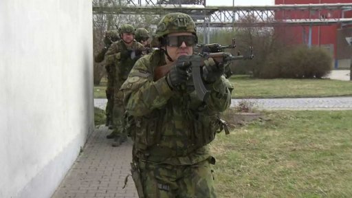 Cvičení aktivních záloh v elektrárně