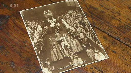 Památka na korunovaci Jiřího VI. v Kuníně