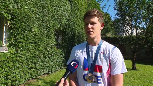 Bronzový šermíř Jakub Jurka v Olomouci