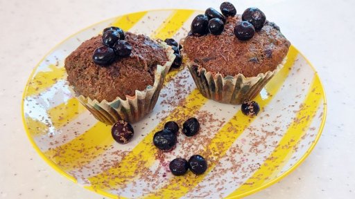 recept - Borůvkové muffiny