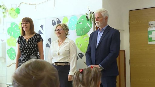 V Brodku u Konice zahájil školu prezident
