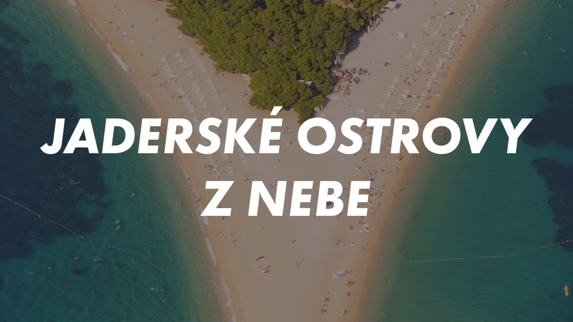 Jaderské ostrovy z nebe