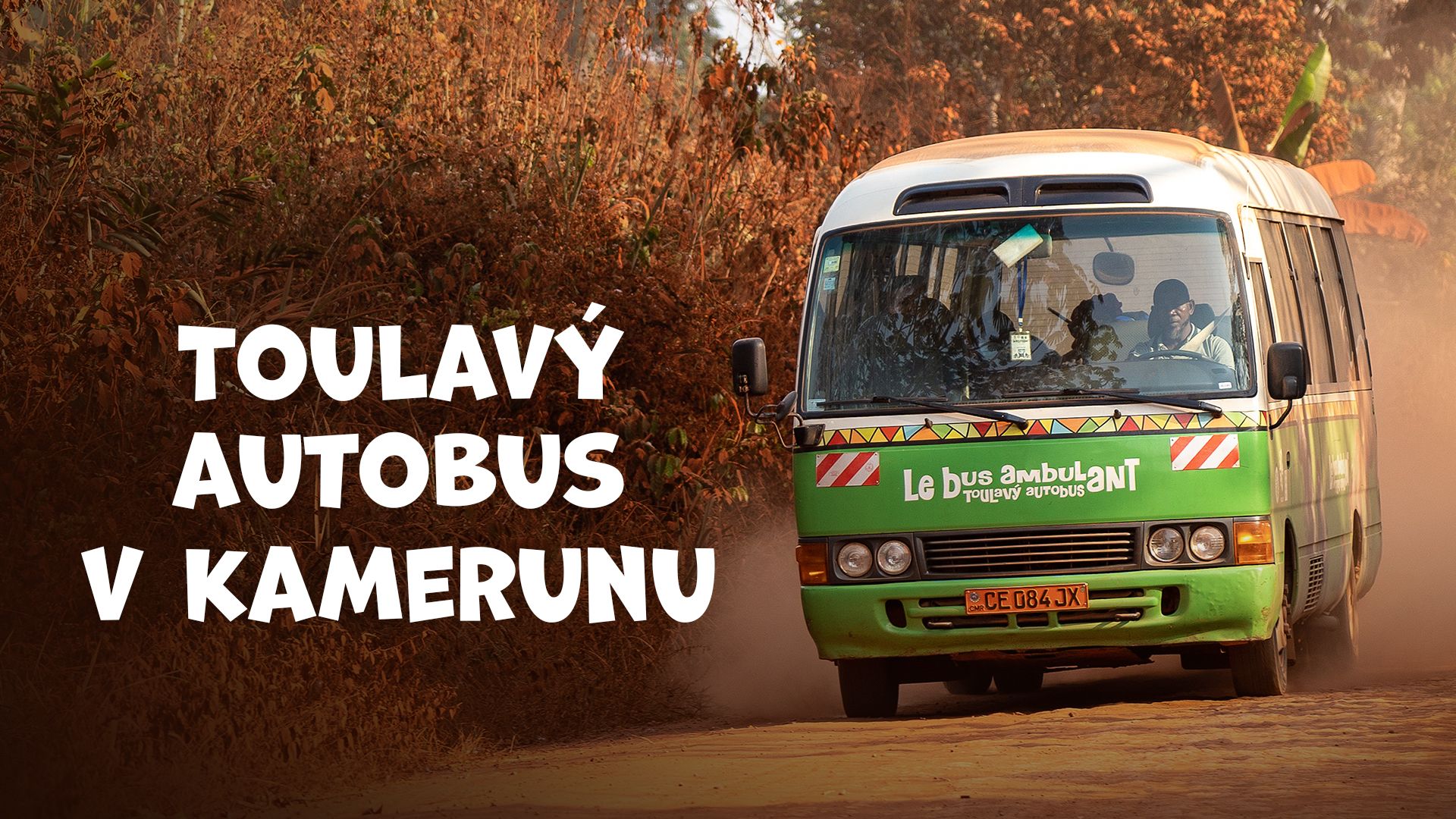 Toulavý autobus v Kamerunu