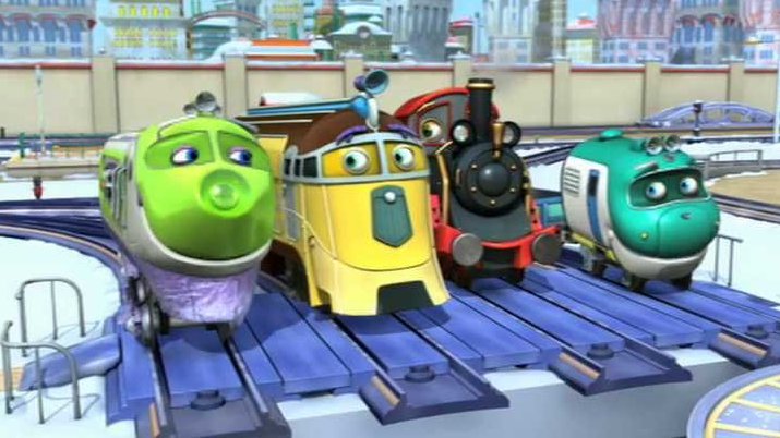 1526 Zimní Bílo Chuggington Veselé Vláčky Česká Televize 