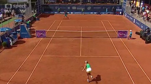 Finále kvalifikace, 1. kolo dvouhry Prague Open Česká televize