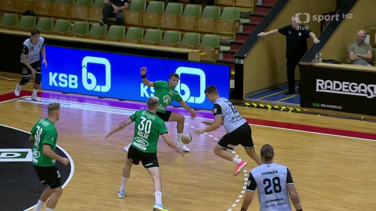 HCB Karviná HK FCC Město Lovosice Házená Česká televize