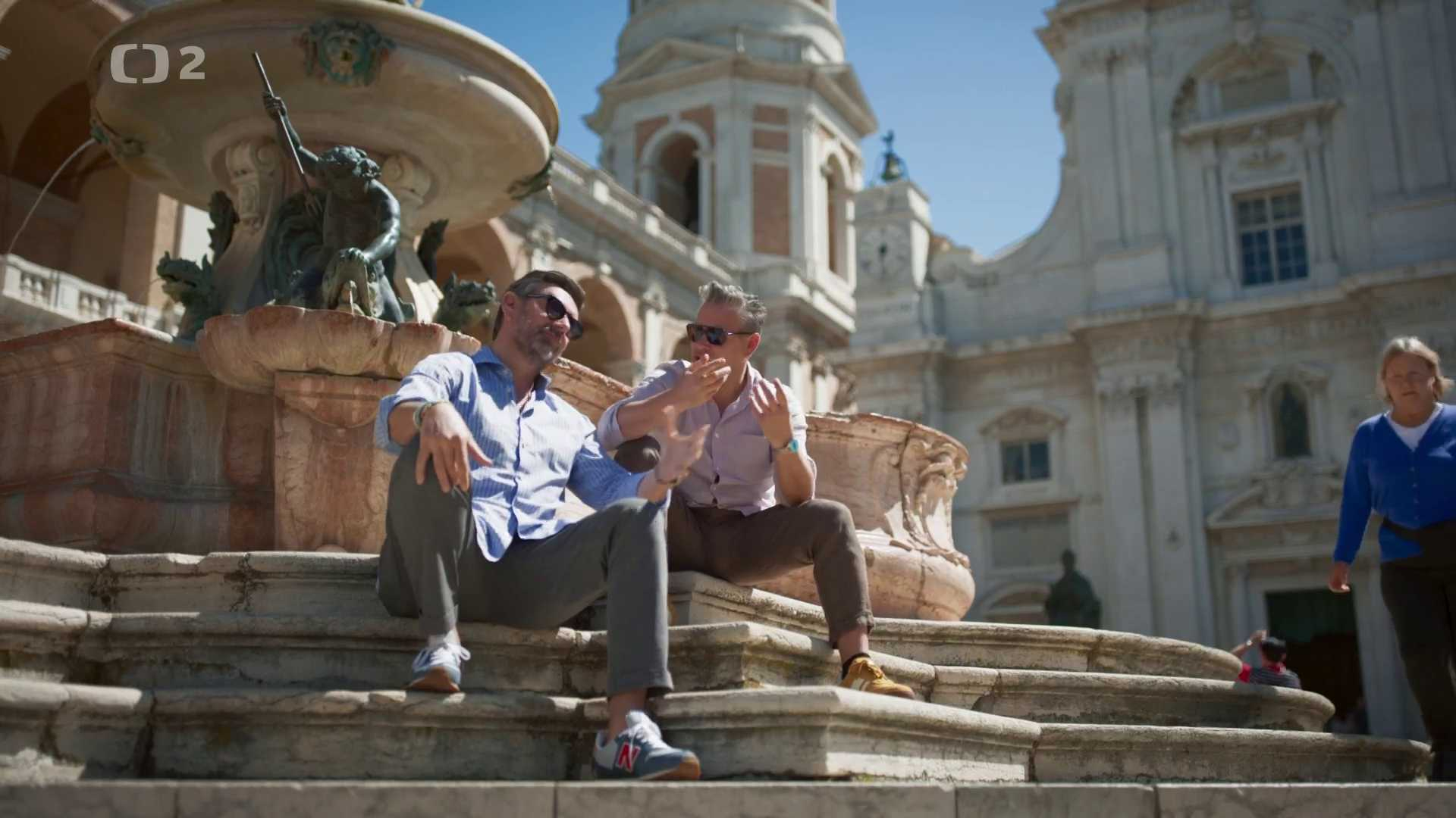 Manu a Matěj na cestě po střední Itálii